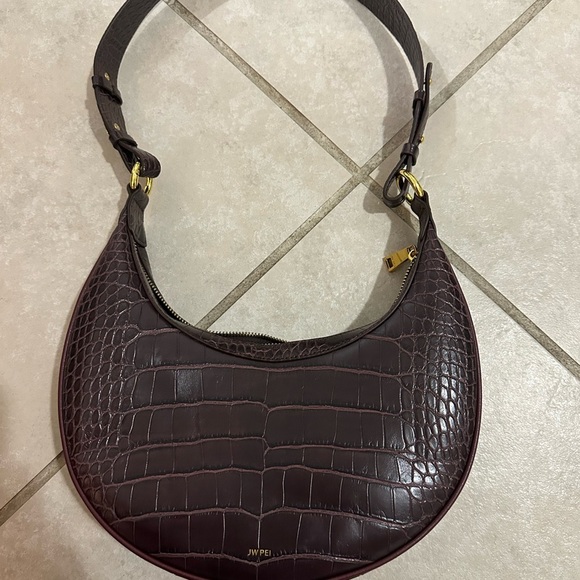 Handbags - JW PEI faux croc croissant purse